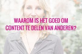 content delen van anderen