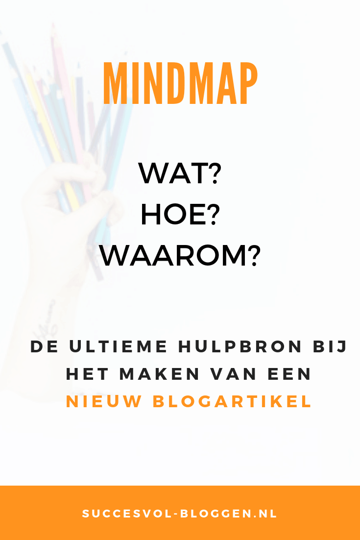 Mindmap: wat, hoe en waarom. | Succesvol-Bloggen.nl | mindmap | blogtip | bloggen | content