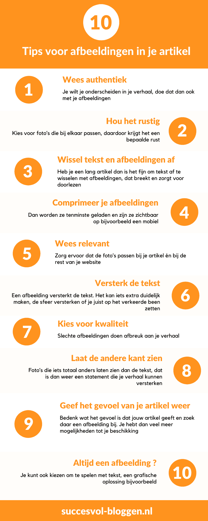 10 tips om je eigen beeldtaal te bepalen. | Succesvol-Bloggen.nl | beeldtaal | tips | strategie \ visual